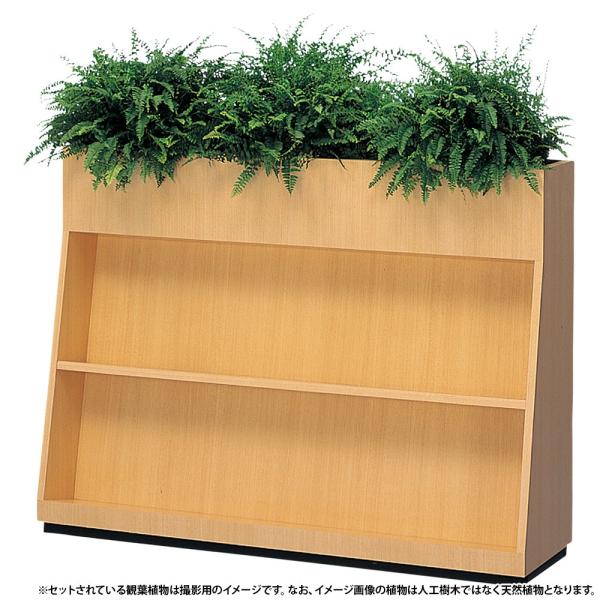 BS型フラワーボックス W1200 D350 H900 BS型 オフィスアクセサリー フラワーボックス ホワイト/オーク木目/ローズ木目 代引不可 法人宛限定 SF-F1200BSの通販は