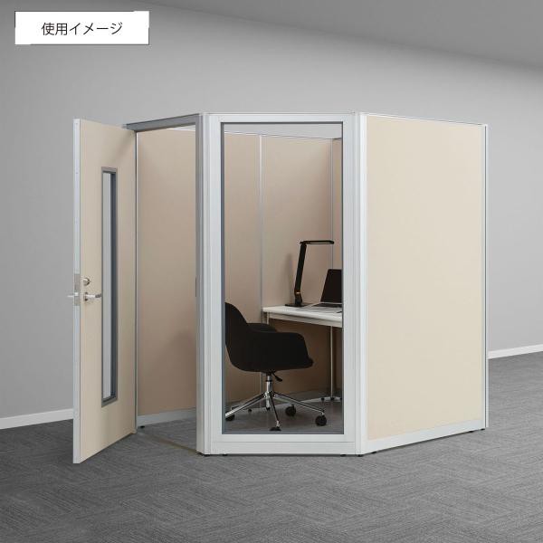 スチールローパーテーション LPXシリーズ H1900 W1200 パーテーション 間仕切り 衝立 パネル 簡単連結 軽量 ホワイト 代引不可 法人宛限定 SF-LPX19S-12の通販は