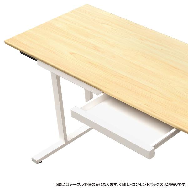 タイニーデスク W800 D500 H720 オフィスデスク 事務机 PC机 パーソナルデスク アジャスター付き L字脚 バックパネル付き 代引不可 法人宛限定 YK-NWD0850の通販は