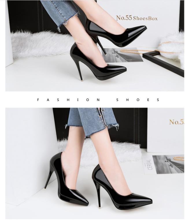 パンプス 前厚 11 5cmヒール パーティー パンプス インテッドトゥ 結婚式 エナメル ハイヒール 美脚 痛くない パーティー靴 卒業式 小さの通販はau Pay マーケット レディース ファッション なゆた