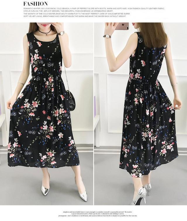 ワンピース レディースワンピ マキシワンピ ノースリーブ 花柄 リゾート 大きいサイズ 激安 ボヘミア風 ロング丈 着痩 M 4xlの通販はau Pay マーケット レディース ファッション なゆた