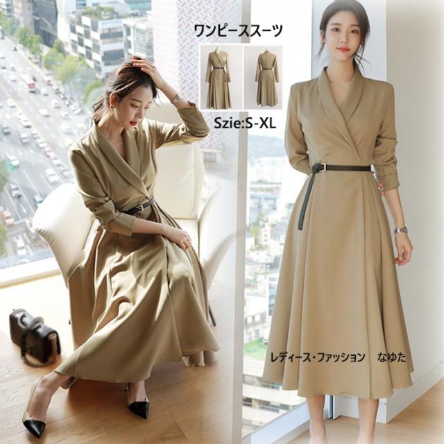 ワンピーススーツ 卒園式 卒業式 お宮参り ママフォーマルスーツ レディース セレモニースーツ 30代40代 2way トレンチコート風 母の日 の通販はau Pay マーケット レディース ファッション なゆた