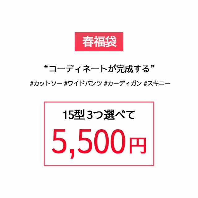 春福袋チケット 福袋 19 春 夏 メンズ 人気 ブランド 選べる 福袋 5 500円 シャツ カットソー パンツ スキニー カーディガン スラッの通販はau Pay マーケット Spu スプ