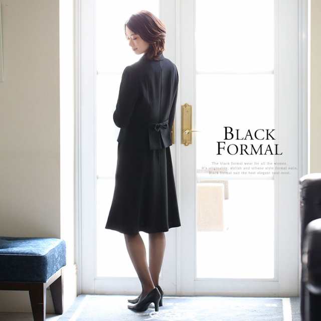 ブラックフォーマル レディース 喪服 礼服 日本製生地 大きいサイズ