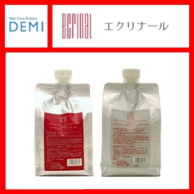デミ エクリナール スキャルプシャンプー+コンディショナー 各1100ml（詰替） [医薬部外品] の通販は 11,550円