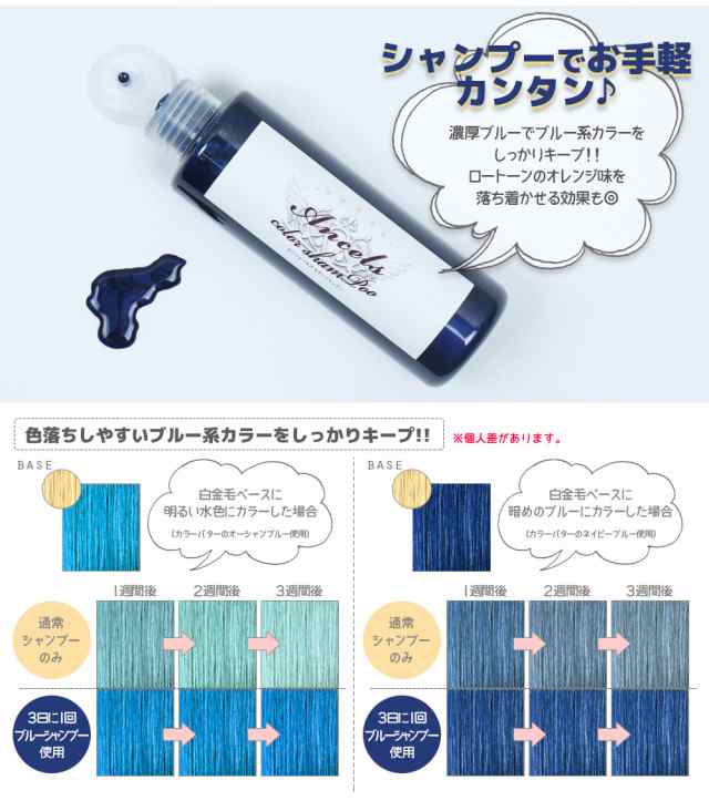 エンシェールズ ブルー カラーシャンプー 200ml （送料無料） ヘアケア ヘアカラー あす着の通販はau PAY マーケット -  BEAUTYBRIDGE