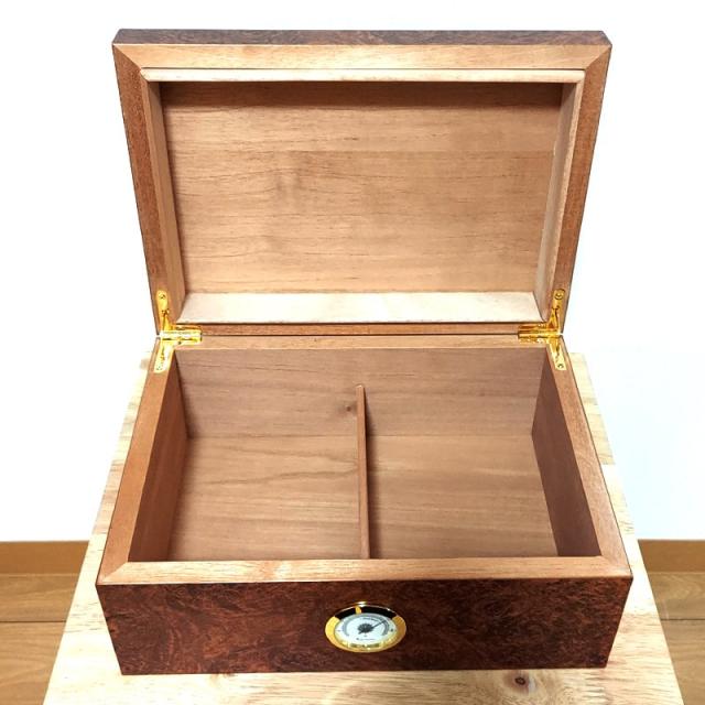 葉巻 加湿器付き シガーボックス N＆K・ヒュミドール L TSUGE 喫煙具