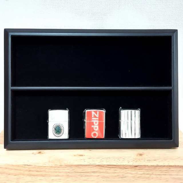 ZIPPO ディスプレイケース 木製 コレクションケース - 雑貨