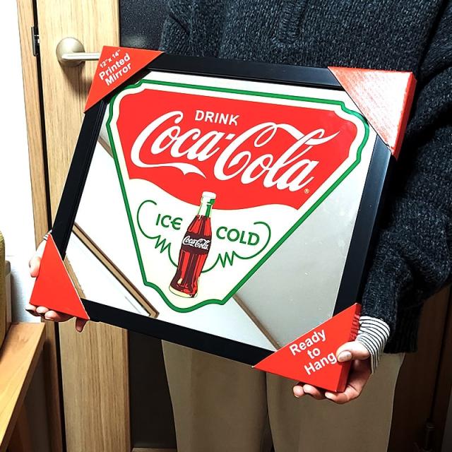 希少 CocaCola コカコーラ スペイン語 ヴィンテージ パブミラー 鏡 希少 CocaCola コカコーラ スペイン語 ヴィンテージ パブミラー 鏡