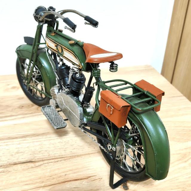 ヴィンテージバイク GREEN BIKE2 アンティーク 自転車 ブリキ オブジェ