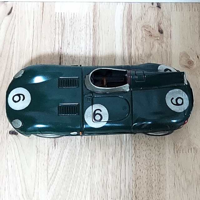 ビンテージカー レーシングカー かわいい Good Old Days Car レトロ RACING GREEN 6 ヴィンテージカー アンティーク  グリーン おしゃれ ｜au PAY マーケット