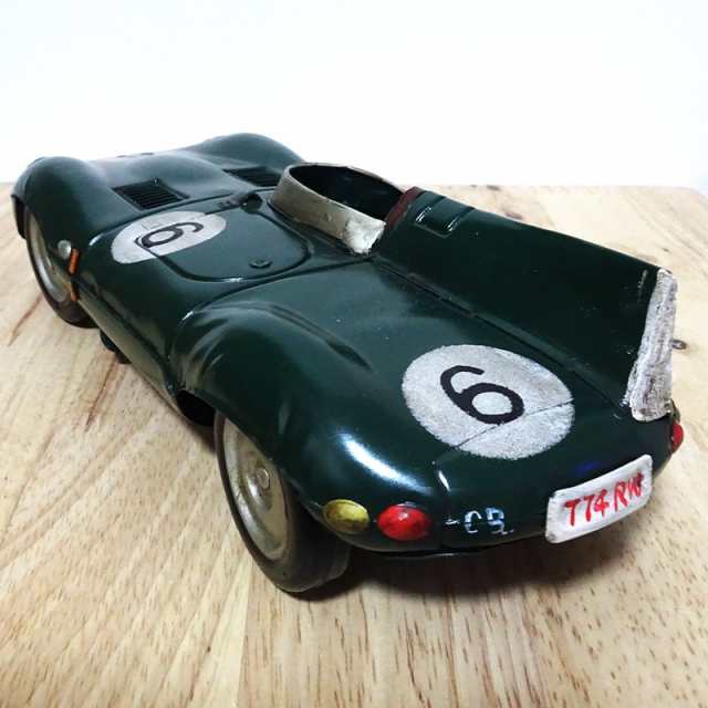 ビンテージカー レーシングカー かわいい Good Old Days Car レトロ RACING GREEN 6 ヴィンテージカー アンティーク  グリーン おしゃれ ｜au PAY マーケット