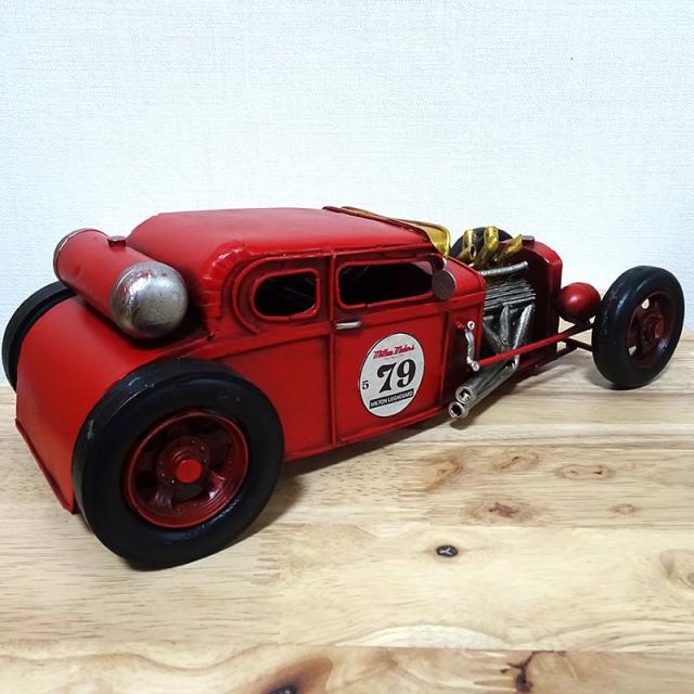 ビンテージカー スポーツカー ブリキ オブジェ かっこいい ブリキ 置物 レトロ ビンテージカー スポーツカー オブジェ かっこいい ブリキ 置物