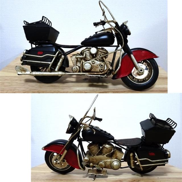 アメリカンバイク オブジェ かっこいい 置物 ヴィンテージ モーター
