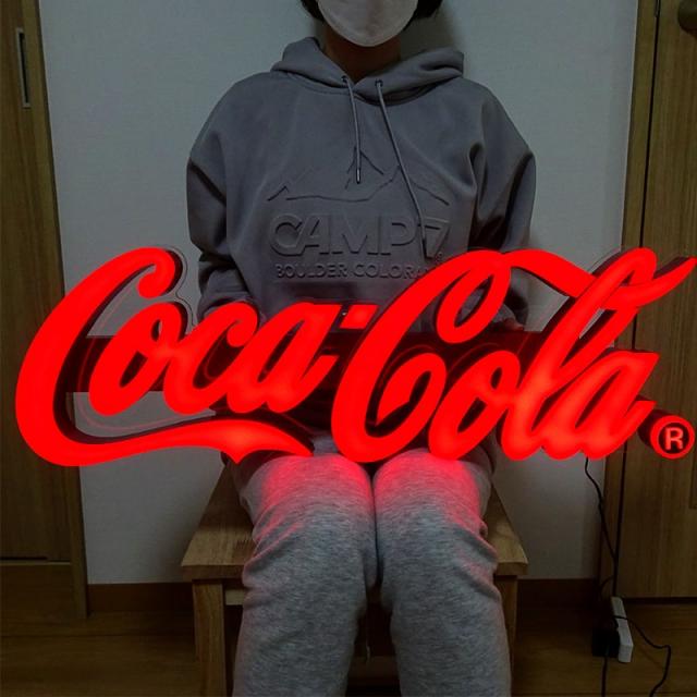 コカ・コーラ LEDライト ガレージ 看板 ネオン レタリングサイン 電飾