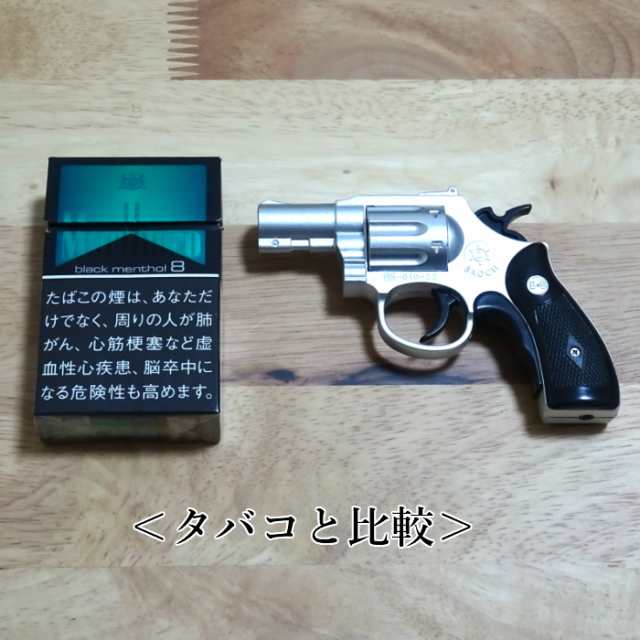 新品リボルバー型ターボライターガスライター拳銃型ライターハンドガン