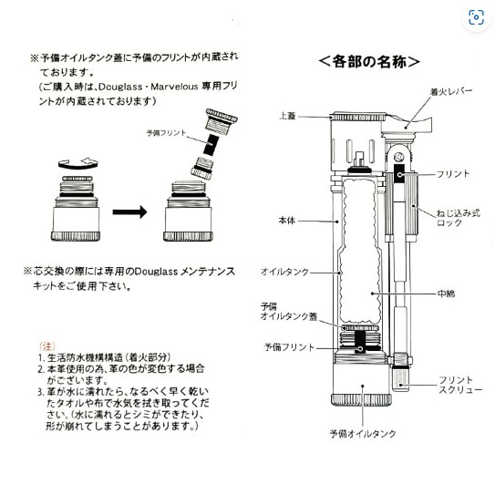 ダグラス オイルライター 日本製 フィールド S プラス シルバー＆ゴールド 生活防水仕様 DOUGLASS 金銀 かっこいい_11