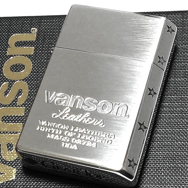 オイルライター バンソン×ギアトップ 日本製 ブランド シルバーイブシ ロゴデザイン 重厚 かっこいい GEAR TOP×VANSON 国産品