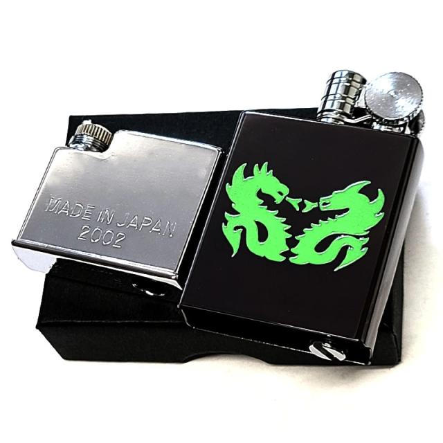 オイルライター マーベラス 廃盤 タンクライター フリント式 東京パイプ タイプB ドラゴン TwinDragon ブラックニッケル レア Marvelous 日本製 絶版 珍しい 龍 竜メンズ_7