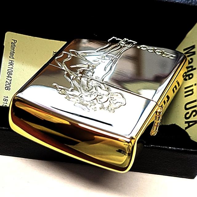 ZIPPO ウィンディ クラシック シルバー＆ゴールド 彫刻 ジッポ ライター 金銀 ロゴ おしゃれ アメリカン クラシカル Windy かわいい ビンテージ 美しい メンズ ギフト レトロ プレゼント_4