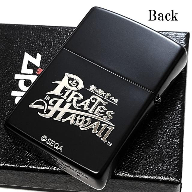 ZIPPO 龍が如く8外伝 ゴロー海賊団海賊旗 ジッポ ライター マットブラック 艶消し 黒銀 両面加工 ゲーム キャラクター かっこいい メンズ ギフト プレゼント_2