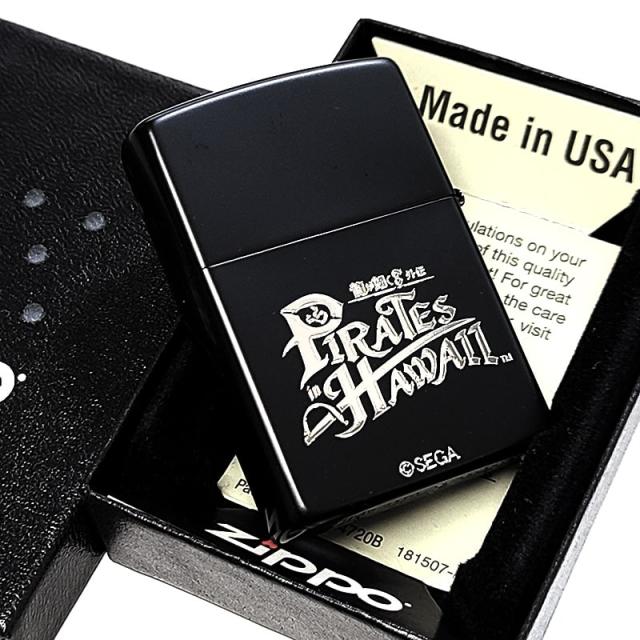 ZIPPO 龍が如く8外伝 ゴロー海賊団海賊旗 ジッポ ライター マットブラック 艶消し 黒銀 両面加工 ゲーム キャラクター かっこいい メンズ ギフト プレゼント_5