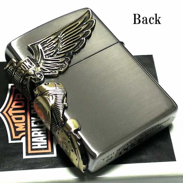 ZIPPO ライター ハーレーダビッドソン ジッポ アンティークシルバー