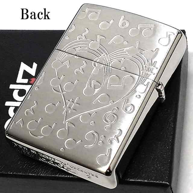 ZIPPO トロンボーン ジッポライター 楽器 シルバー 可愛い 両面加工