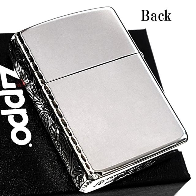 ZIPPO アーマーアラベスク シルバー ジッポ ライター 彫刻 唐草 イブシ 