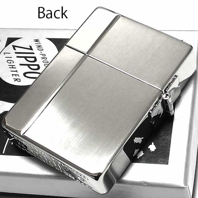 ZIPPO ライター 1935 レプリカ 復刻 サテン＆ミラー コンビネーション