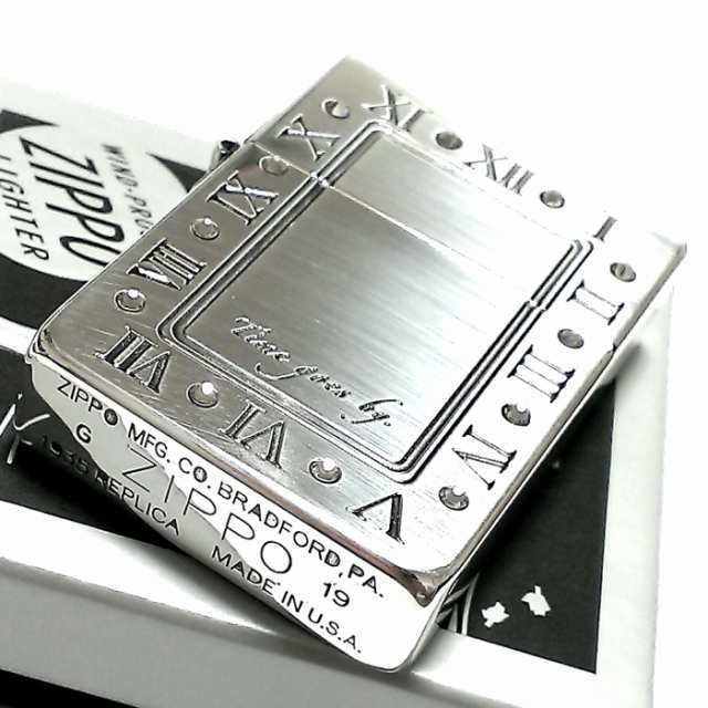 ZIPPO ライター ジッポ 1935 復刻レプリカ アトラースクロック