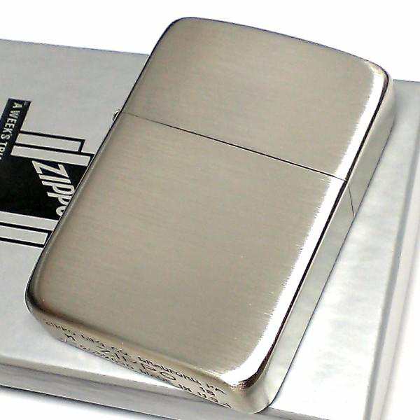 ZIPPO ライター 1941復刻 レプリカ ジッポ アンティークニッケル 銀古