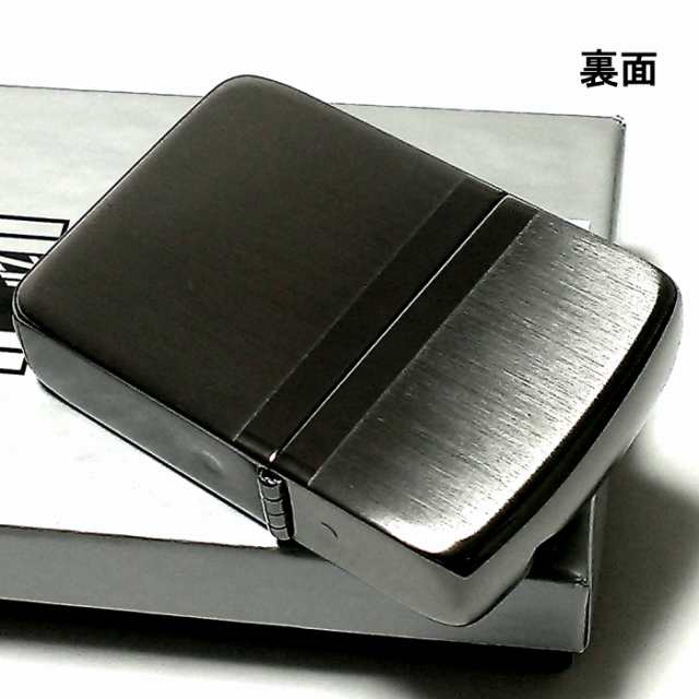 ZIPPO ライター ミラーライン ジッポ 1941 復刻レプリカ ブラックニッケル サテン＆鏡面 かっこいい おしゃれ シンプル メンズ ギフト