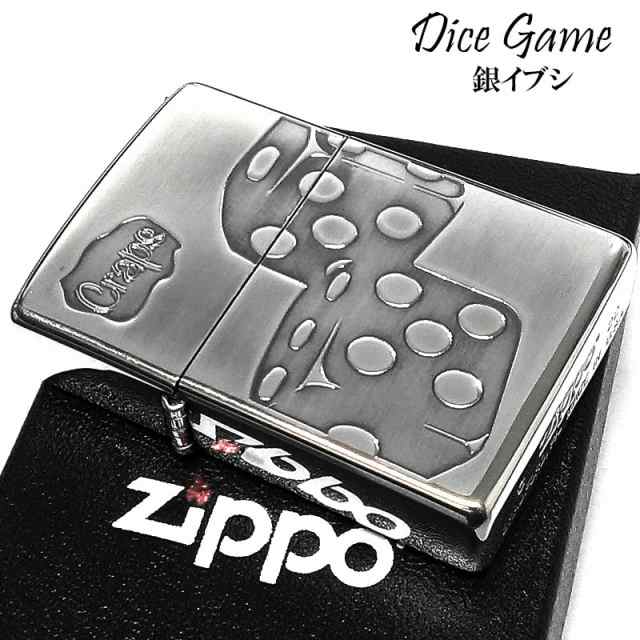 ZIPPO ライター ダイス GAME サイコロ ジッポ シルバーイブシ