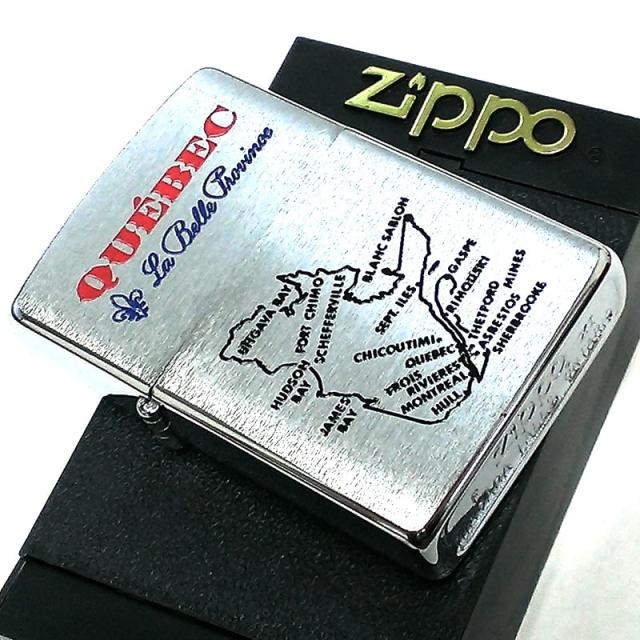 ZIPPO カナダ製 1995年製 ケベック州 オンタリオ製 地図 廃盤