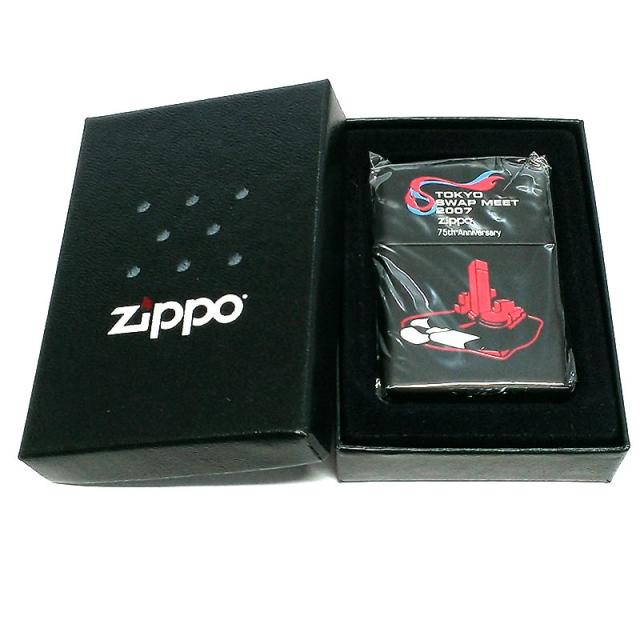ZIPPO 一点物 2007年製 スワップミート 東京 75周年記念 限定300個 シリアルナンバー入り レア ジッポ ライター 絶版 珍しい_4
