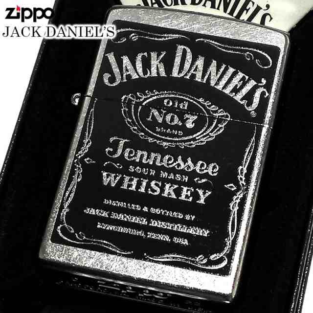 ZIPPO ライター ジャックダニエル ジッポ シルバー JACK DANIELS 黒