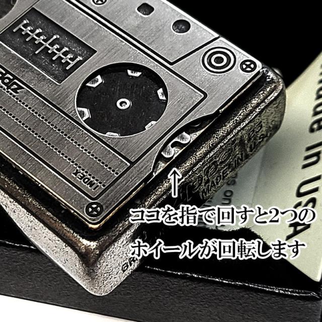 ZIPPO カセットテープデザイン Zippo Cassette Tape Design Glow in the Dark Windproof