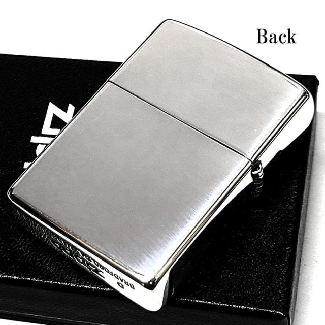 ZIPPO Wメタル アラベスク ジッポ ライター 唐草 メタル貼り ロゴ おしゃれ 渋い メンズ 彫刻 銀燻し かっこいい 重厚 プレゼント ギフト_3