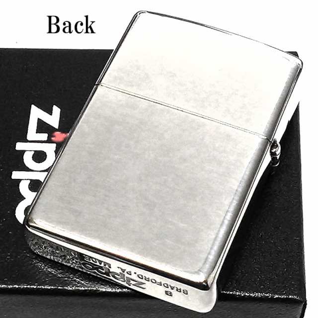 ZIPPO ライター ウルフデザイン ジッポ 狼 シルバー燻し オオカミ 彫刻 