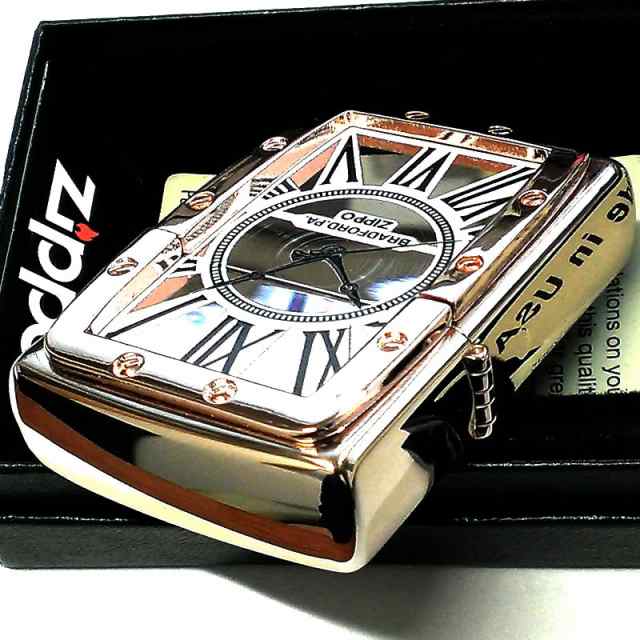 ZIPPO 時計 ジッポ ライター Watch Face スピン加工 ピンクゴールドミラーベゼル型メタル かっこいい クロックデザイン かわいい メンズ  の通販はau PAY マーケット - ZIPPO ライター タバコケース 喫煙具のハヤミ au PAY マーケット店 | au PAY  マーケット－通販サイト