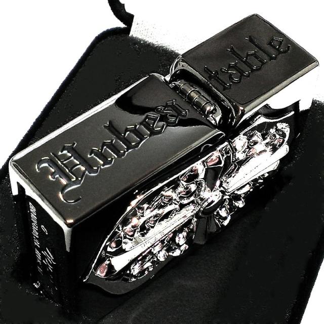 ZIPPO メタルジャケット 超重厚 ジッポ ライター ブラックニッケル 