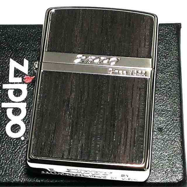 ジッポ ライター ローズウッド ダーク ZIPPO 彫刻 ストライプ ウッド