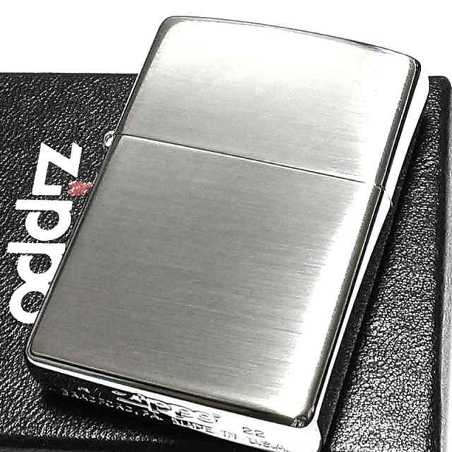 ZIPPO かっこいい ブラックカーボン ジッポー ライター シルバー