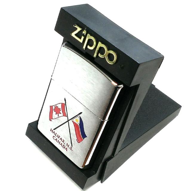 ZIPPO ライター レア 1点物 カナダ製 1994年製 国旗 ジッポ