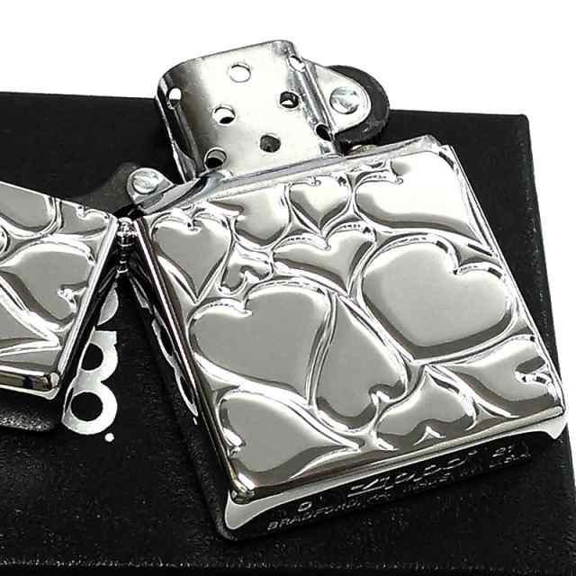 ZIPPO ハート ジッポ ライター FILL LOVE レディース シルバー 可愛い 