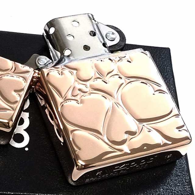 ZIPPO ライター ハート FILL LOVE ジッポ ローズピンク レディース