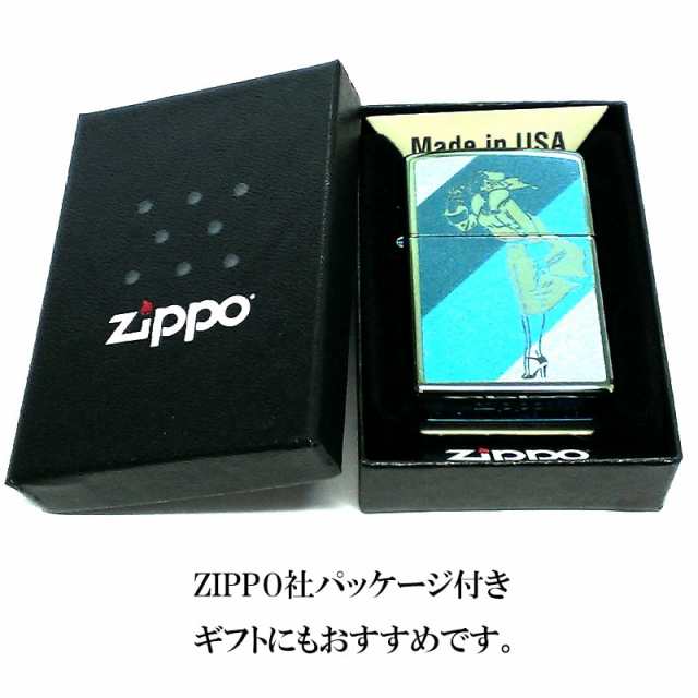 ZIPPO ライター ウィンディ ガール ジッポ ティール グリーン