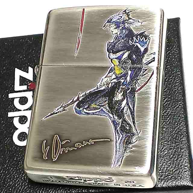 zippo　天野喜孝　ファイナルファンタジーⅣ　シルバーイブシ　ジッポ ライター