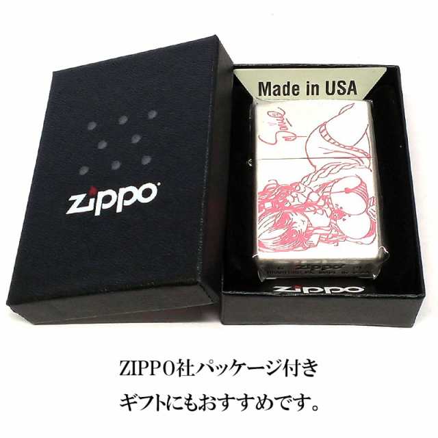 ZIPPO すーぱーそに子 ピンクカラー シルバー ジッポー ライター